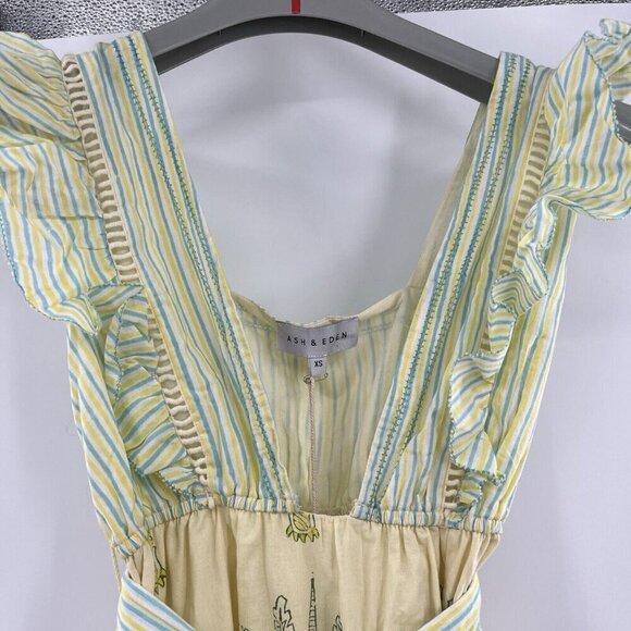 Ash & Eden Anthropology Santi Sleeveless Midi Dress Women's XS Sleeveless - Picture 5 of 14